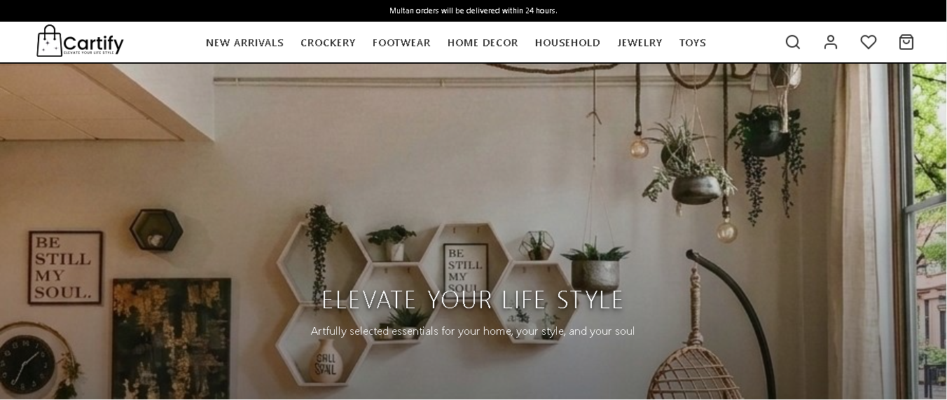 CartifyOutlet E-commerce Platform