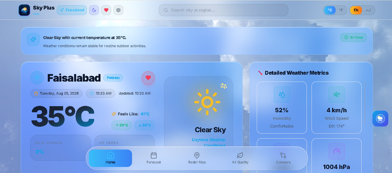 SkyPulse PRO Weather PWA